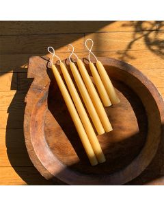 6" Beeswax Taper