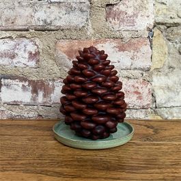Pine Cone Candle Holder