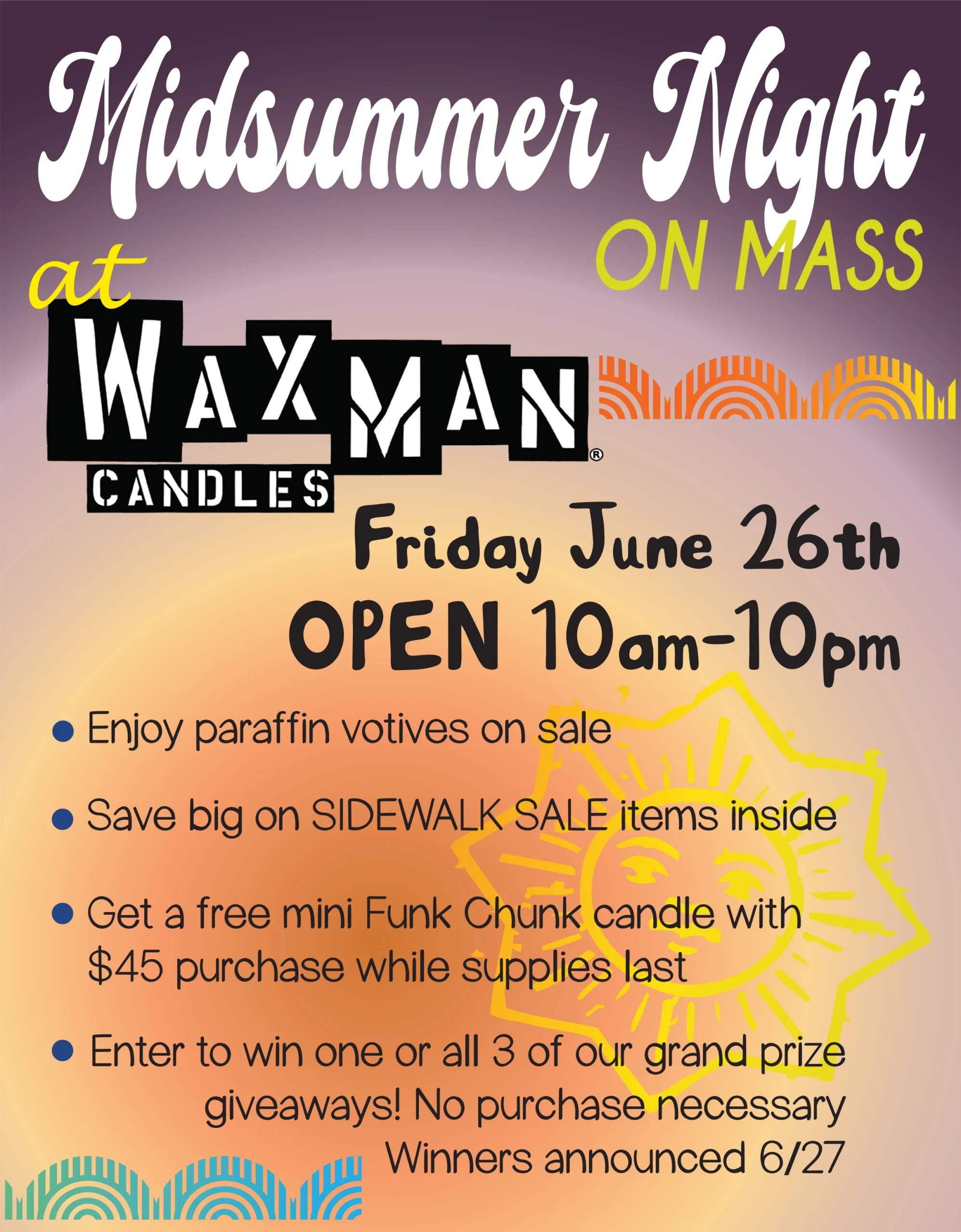 Midsummer at Waxman flyer